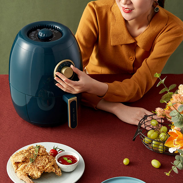 Friteuse à air intelligente Bear Appliance avec panier antiadhésif